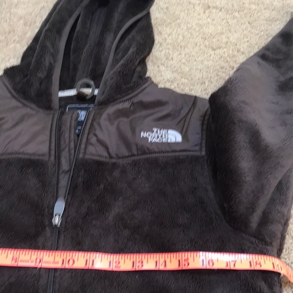 NWT! The North Face S/P brown fuzzy jacket/ hoodie - Picture 6 of 8